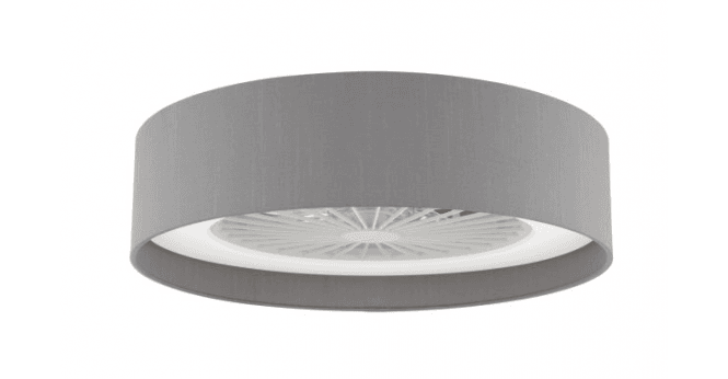 Där Lighting Fan Flush White With Shade LED