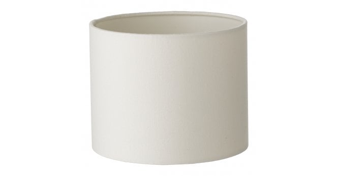 Där Lighting Ferrara Ivory Cotton Drum Shade 15cm