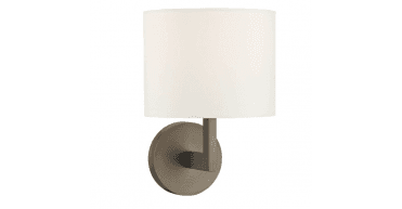 Ferrara Wall Light Brushed Bronze With Shade
