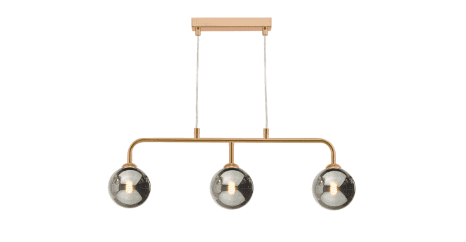 Där Lighting Feya 3 Light Bar Pendant Antique Bronze Fitting Only