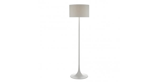 Där Lighting Floor Lamp Grey With Shade