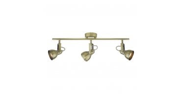 Fothergill 3 Light Bar Spotlight Antique Brass