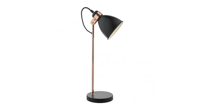Där Lighting Frederick Task Lamp Black & Copper