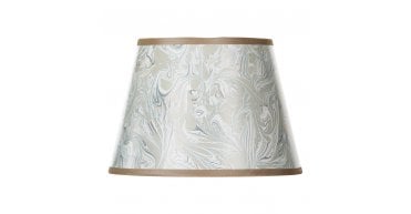 Frida Taupe Marble Pattern Tapered Drum Shade 26cm