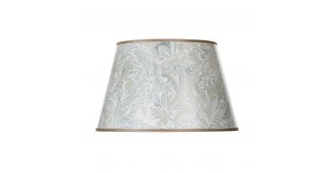 Frida Taupe Marble Pattern Tapered Drum Shade 45cm