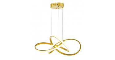 Fusion Pendant Satin Gold LED