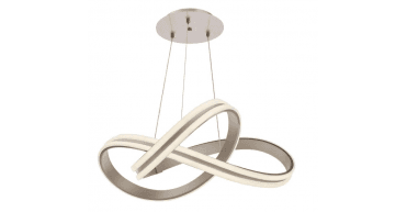 Gavino Pendant Brushed Silver LED