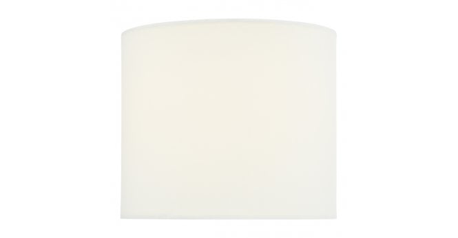 Där Lighting Glenda Ivory Linen Drum Shade 16cm