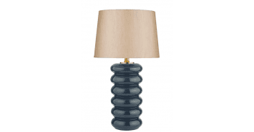 Gustav Silver Faux Silk Tapered Drum Shade 36cm