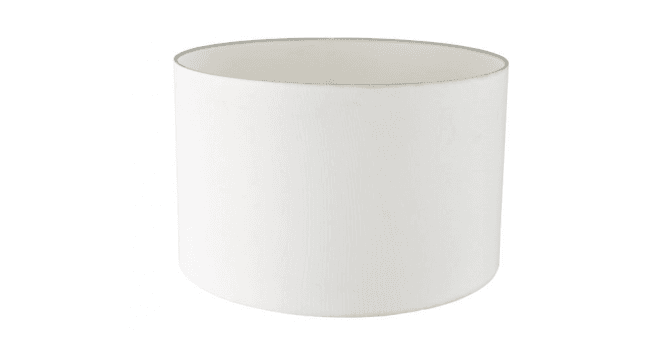 Där Lighting Havanna White Linen Drum Shade 46cm