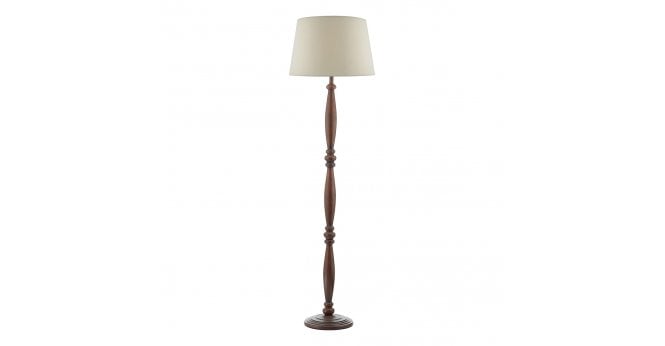 Där Lighting Hayward Floor Lamp Wood Effect Base Only