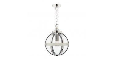 Heath 1 Light Pendant Polished Nickel
