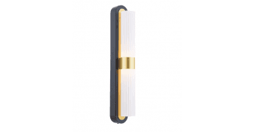 Hessel 2 Light Wall Light Matt Black LED