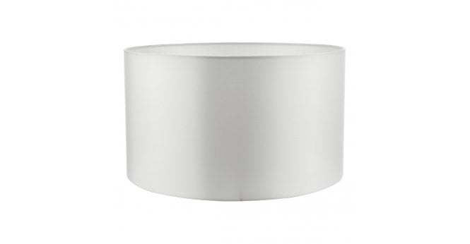 Där Lighting Hilda Ivory Faux Silk Drum Shade 40cm