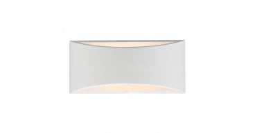 Hove 2 Light Wall Washer Plaster