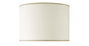 Idella White Linen Drum Shade 36cm