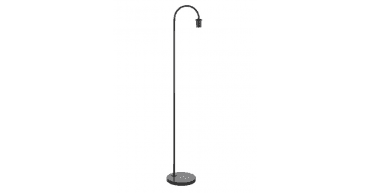 Idra Floor Lamp Satin Black Base Only