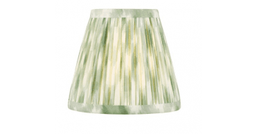 Ikat Green Cotton Empire Shade 15cm