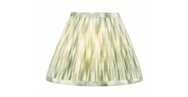 Ikat Green Cotton Empire Shade 25cm
