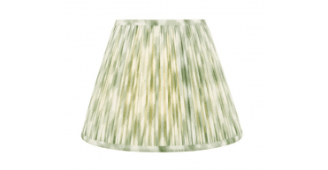 Ikat Green Cotton Empire Shade 35cm