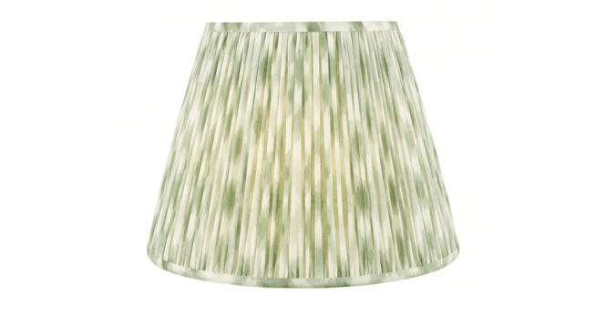 Där Lighting Ikat Green Cotton Empire Shade 40cm