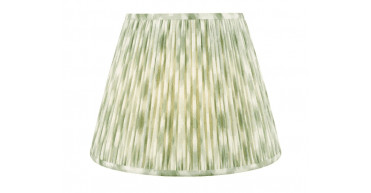 Ikat Green Cotton Empire Shade 40cm