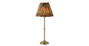 Ikat Red Cotton Empire Shade 25cm