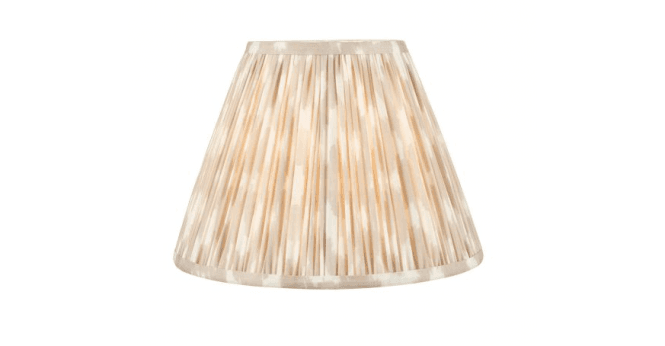 Där Lighting Ikat Taupe Cotton Empire Shade 30cm