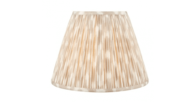 Där Lighting Ikat Taupe Cotton Empire Shade 35cm