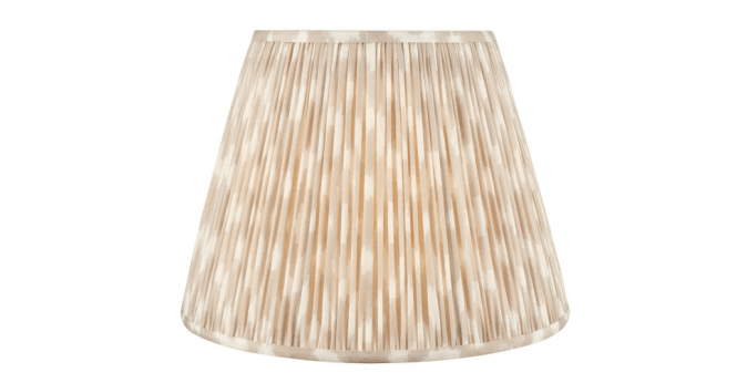 Där Lighting Ikat Taupe Cotton Empire Shade 40cm