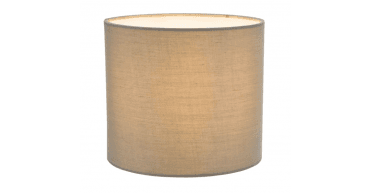 Ilona Grey Cotton Drum Shade 18cm