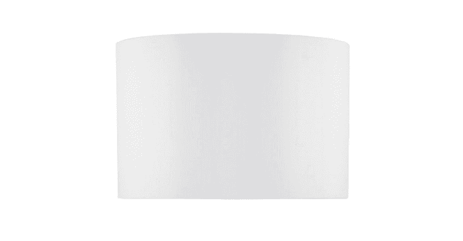 Där Lighting Innsbruck Ivory Faux Silk Oval Shade 30cm