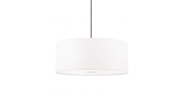 Isla Easy Fit Pendant Ivory Shade 40cm
