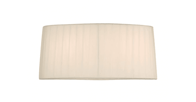 Där Lighting Ivory Faux Silk Ribbon Shade For CRI092