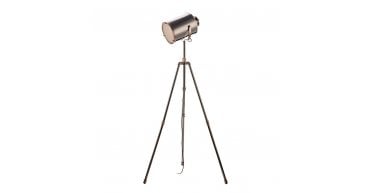 Jake Task Floor Lamp Antique Silver And Copper