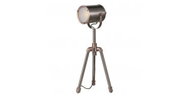 Jake Task Table Lamp Antique Silver And Copper