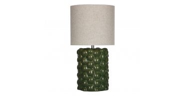 Jayden Table Lamp Green Reactive Glaze With Shade