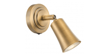 Jedrek Single Spotlight Aged Brass