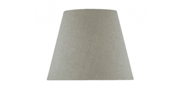 Joanna Grey Linen Tapered Drum Shade 23cm