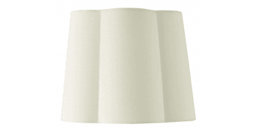 Jordana Ivory Cotton Scalloped Shade 27cm