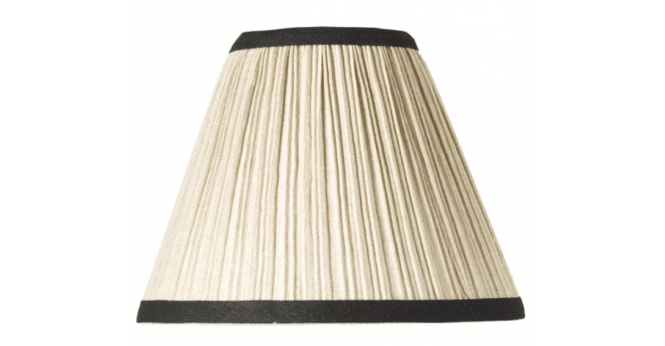 Där Lighting Judy Natural Linen Tapered Drum Shade 21cm