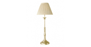 Judy Table Lamp Satin Gold With Shade