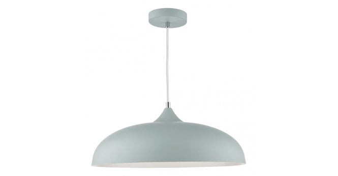 Där Lighting Kaelan 1 Light Pendant Soft Matt Grey