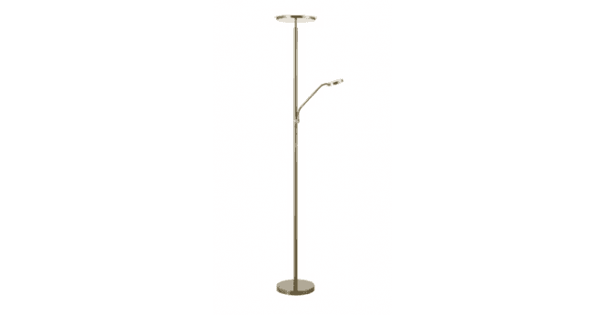 Där Lighting Kamika Mother & Child Floor Lamp Antique Brass LED