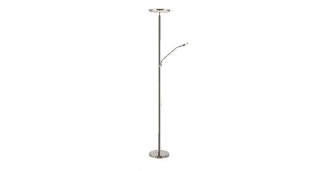 Där Lighting Kamika Mother & Child Floor Lamp Satin Chrome LED