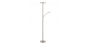 Kamika Mother & Child Floor Lamp Satin Chrome LED