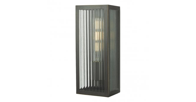 Där Lighting Keegan Outdoor Wall Light Rubbed Bronze IP44 Small