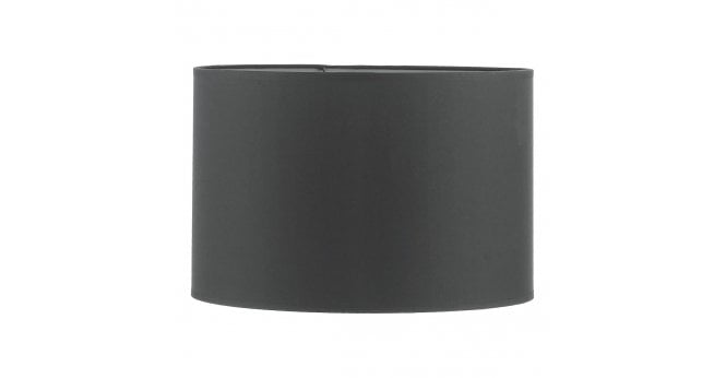 Där Lighting Kelso Black Cotton Drum Shade 38cm
