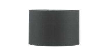 Kelso Black Cotton Drum Shade 38cm