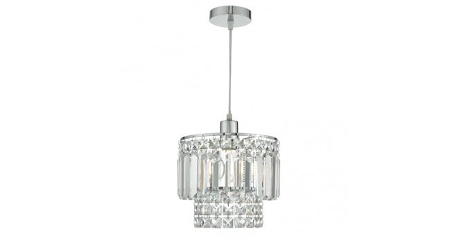Där Lighting Kyla Easy Fit Polished Chrome & Assorted Glass